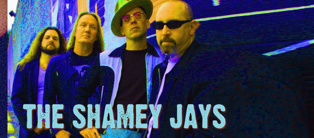 Band logo for the garage rock project, The Shamey Jays.
